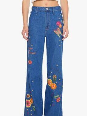 MOTHER Heyday Hustler Roller Jeans size 26